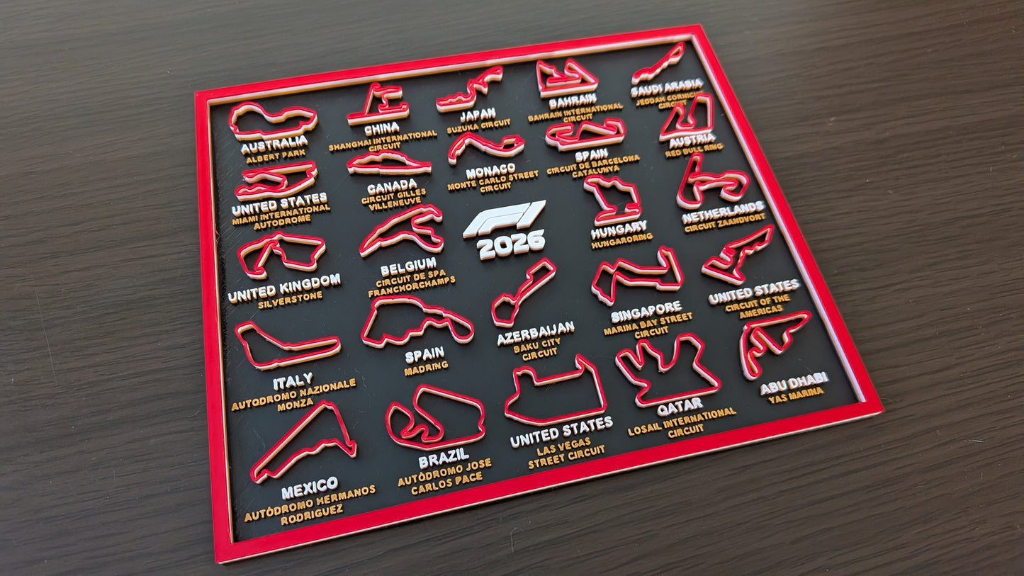 🏎️ روزنامة فورمولا 1 لعام 2026