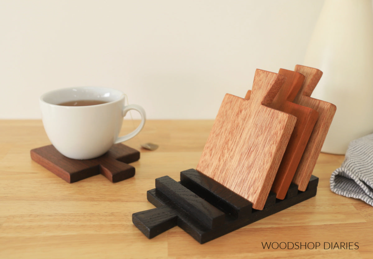 Sous Tasse en bois صحن فنجان خشبي