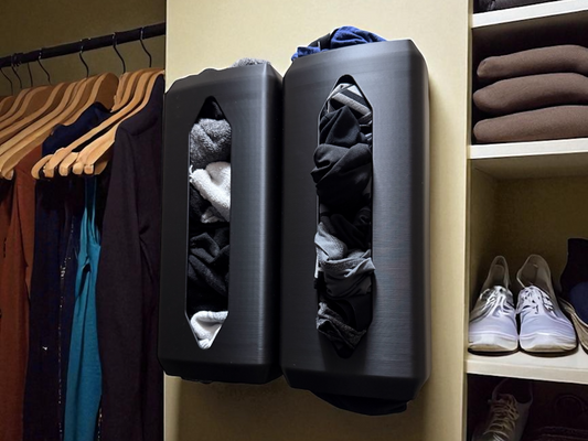 منظّم جوارب، ملابس داخلية يركّب على الحائط 🧦🩲