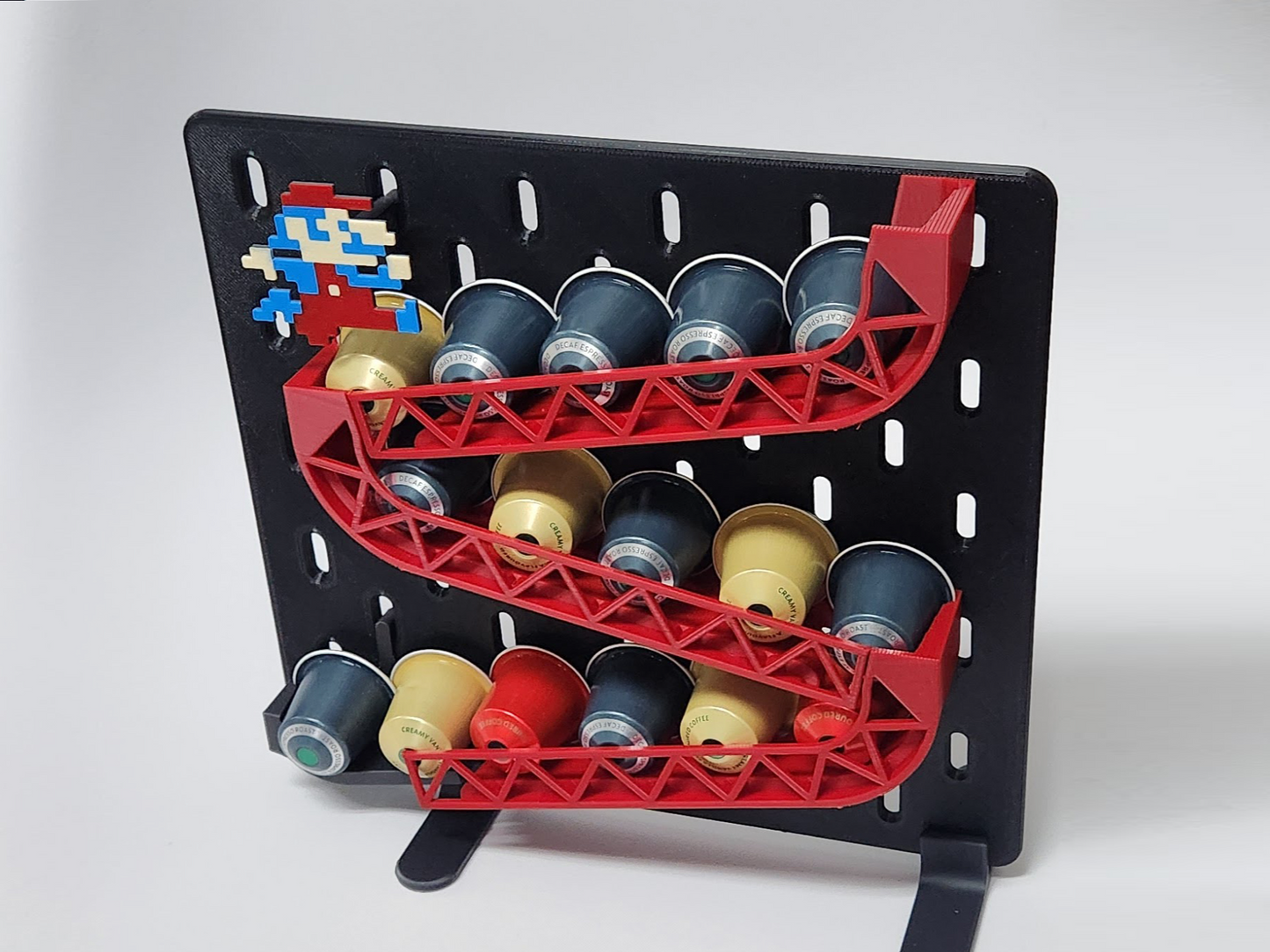 حامل ومنظم كبسولات القهوة ☕ Donkey Kong