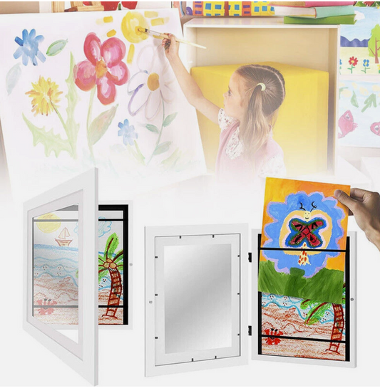 🎨 إطار فنون الأطفال – خزّن ذكرياتهم بأناقة