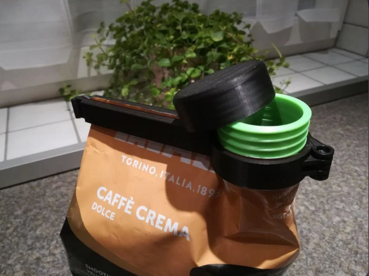 مشبك الأكياس لمختلف المواد الغذائية : (زوج قطع)