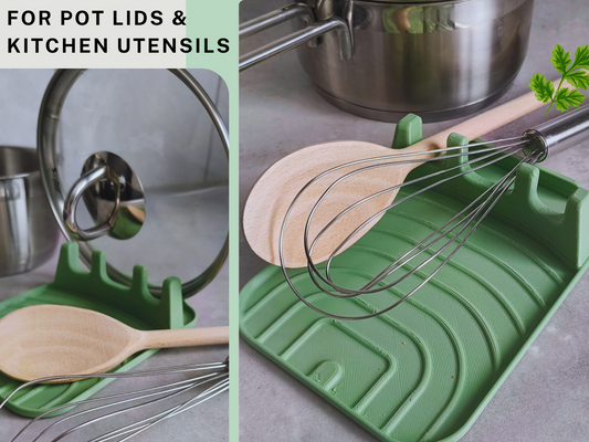 حامل أدوات المطبخ لالتقاط القطرات والانسكابات