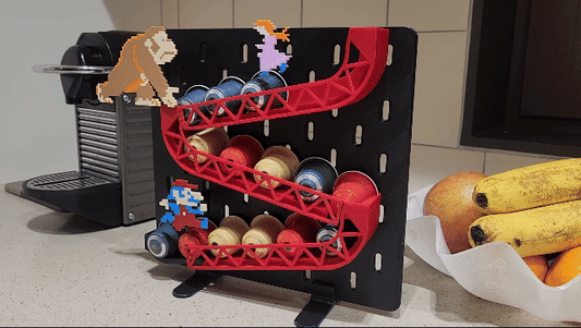 حامل ومنظم كبسولات القهوة ☕ Donkey Kong