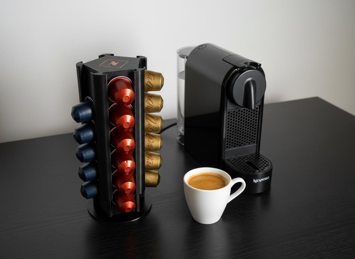 حامل ومنظم كبسولات القهوة ☕